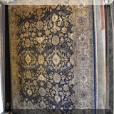 R45. Handknotted 100% wool rug. Made in India. 7'10” x 10'